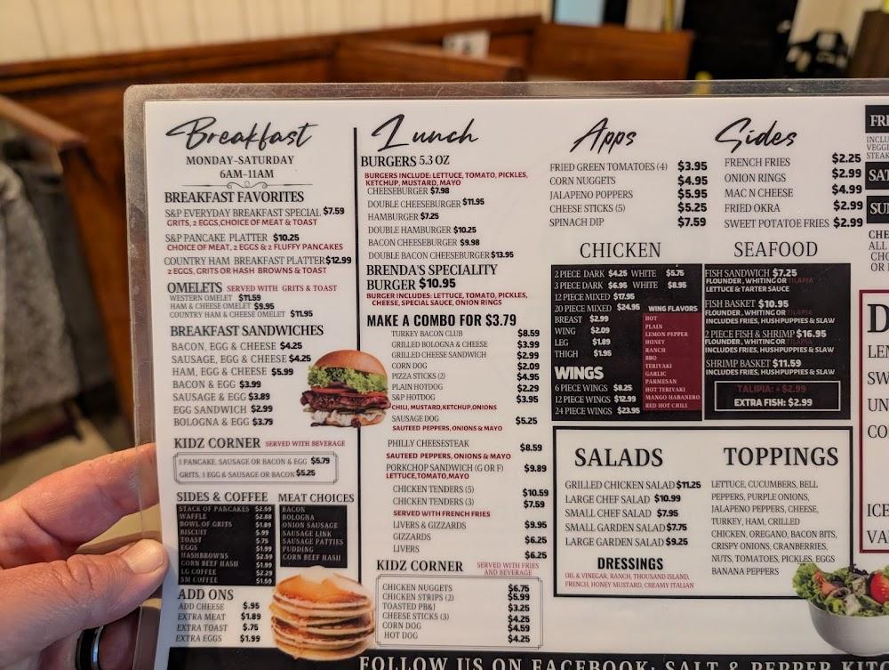 Salt & Pepper Kitchen Menu image 4